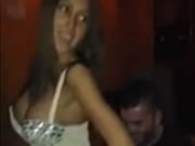 Bosnian slut dance with nipple slip