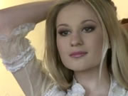 Sexy russian blonde photo shoot