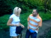 Exciting sex in the country park